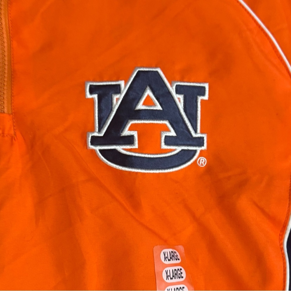 58 Sports Auburn University Half-Zip Windbreaker Jacket, XL - Picture 4 of 7